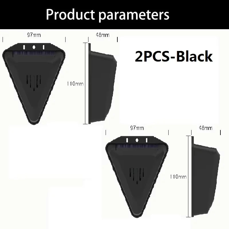 Solar Alarm Lamp Siren Wireless Motion Sensor Outdoor Waterproof 129dB Alarm Light Drive Away Wolf Wild Alarm System Detector