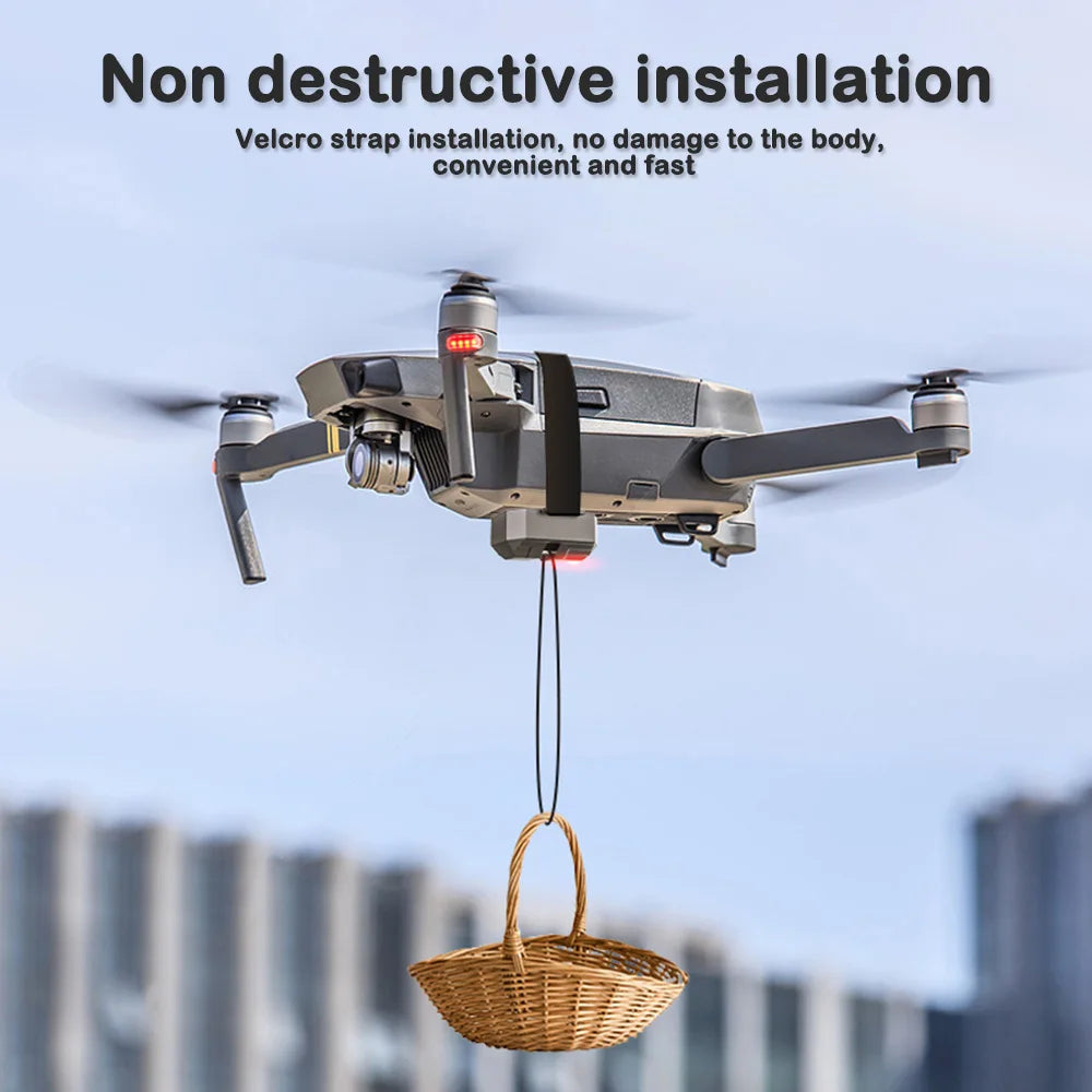 Universal Drone Airdrop Thrower System 2.4 Remote Control General Payload Delivery Thrower Air Dropper Device Drone Accessories