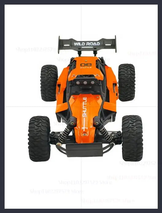 RC Cars 1:16 Remote Control Car 20 Km/h 2WD All-Terrains Electric LED Lights Off-Road Outdoor Vehicle Truck Toys for Kids Adults