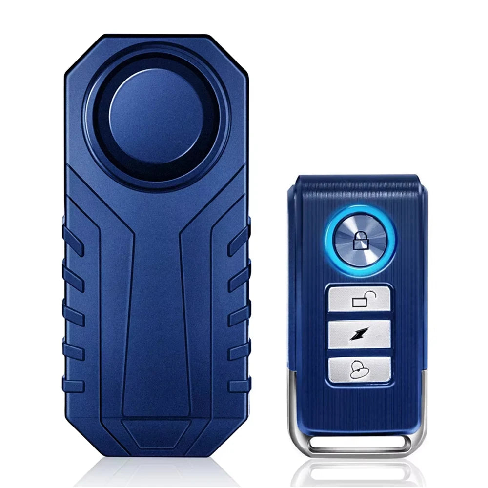 Awapow Bicycle Alarm 113dB Waterproof Motorcycle Security Burglar Wireless Remote Control Electric Scooter Bike Anti theft Alarm