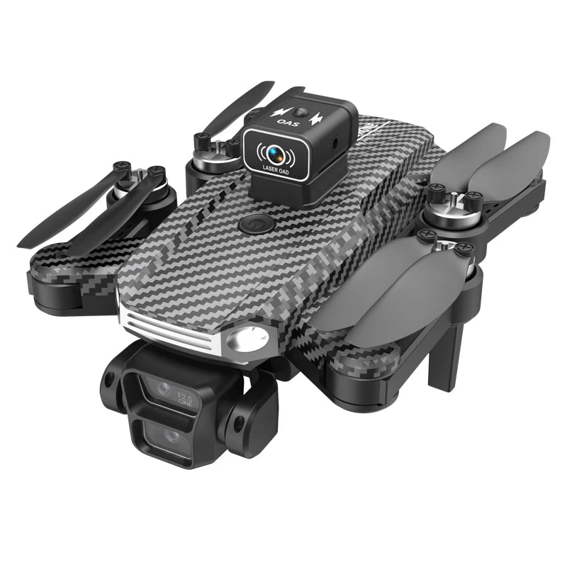 A12 PRO Drone: 360° Laser Avoidance, 3-Cam Electric Adjust, Brushless Motor, Optical Flow Follow, Foldable High-Perf