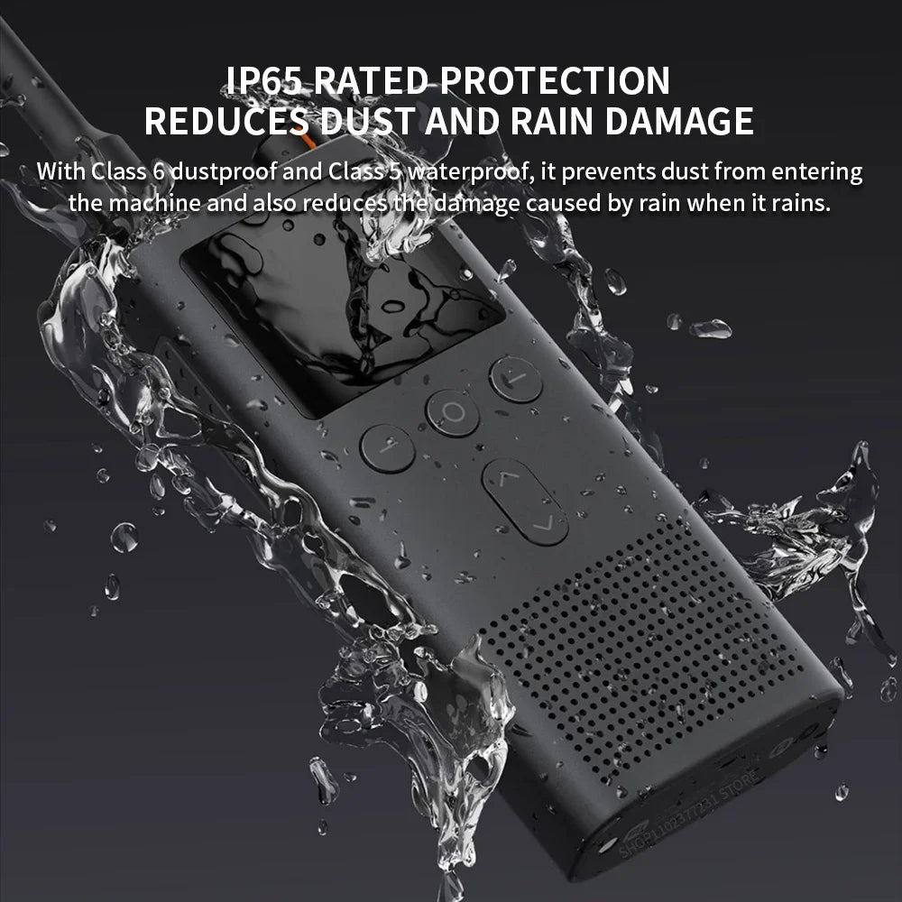 2024 XIAOMI Walkie Talkie 3 1.77"Color Screen 5W Power 13day Standby Dual Mode 6km Call Distance IP65 Outdoors Security Intercom