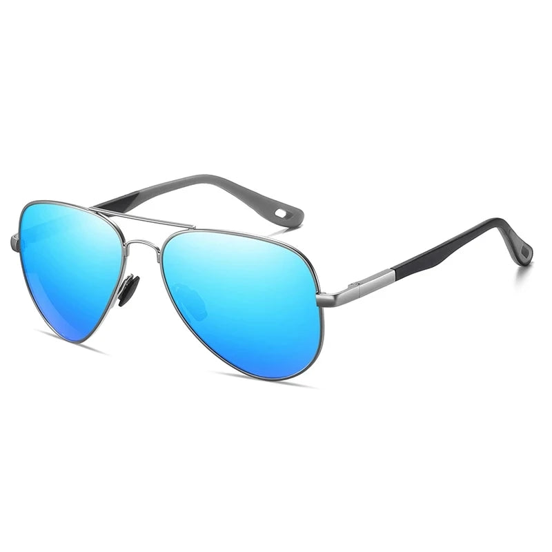 0 -0.5 -0.75 To -6 Night Vision Lens Oval Prescription Sunglasses Men Polarized Metal Driving Anti-Glare Nearsighted Sun Glasses