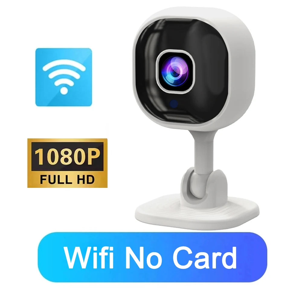 House Surveillance Cameras 2MP Video Eye Night Vision Webcam Two-way Audio Baby Pets Monitor Motion Detection Wifi Security Cam