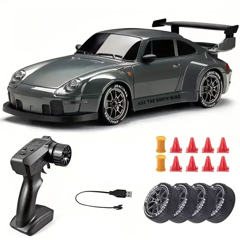 RC Drift Car 4WD Remote Control Full Size 1:24 Mini RC Racing Car Model 2.4G Radio 20KM/H High Speed RC Car Adult Kid Toy Gift