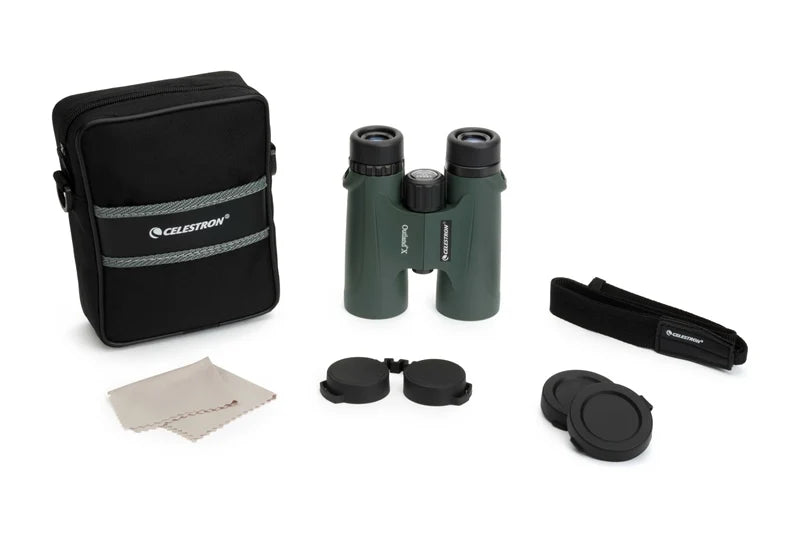 Celestron Outland X 10X42 Binoculars Waterproof & Fogproof Binoculars for Adults Multi-Coated Optics and BaK-4 Prisms
