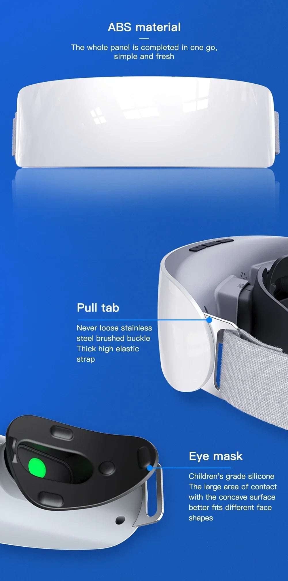 Ems Vision recovery eye massager Green Light Vision Recovery Training Instrument Acupressure Eye Protection Restore Health Care