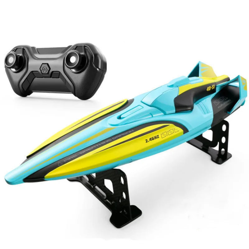 2025 Hot 35 KM/H RC High Speed Racing Boat Speedboat Remote Control Ship Water Game Kids Toys Children Gift remote control boat