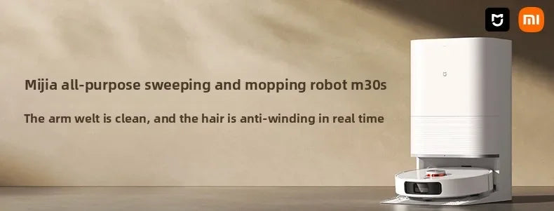 Mi Robot Vacuum M30S Auto Clean Sweep Mop Wash All in One