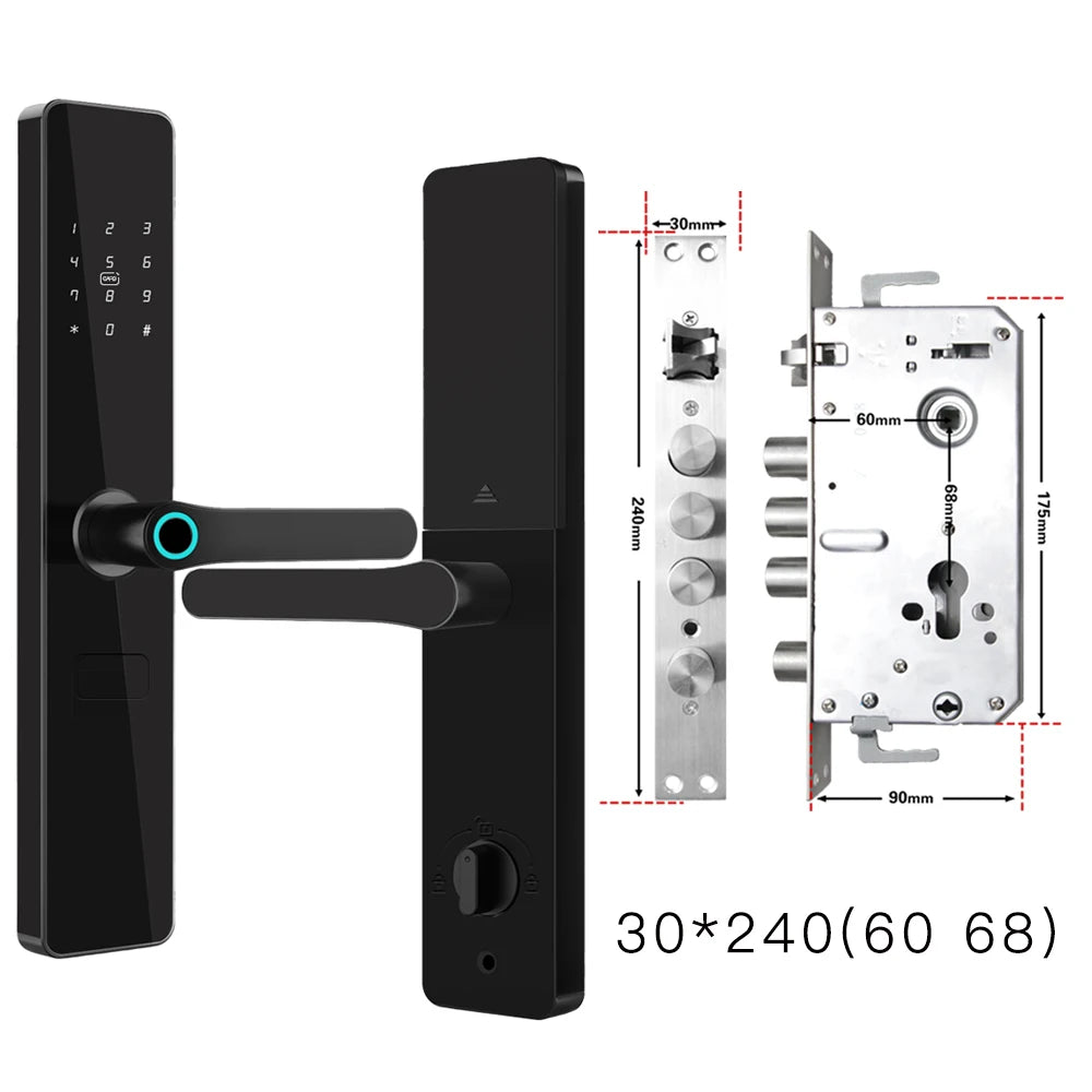 Smart Door Lock TTLock Blue Tooth Digital Electronic Biometric Fingerprint Locks Extra-long Standby Smart Home