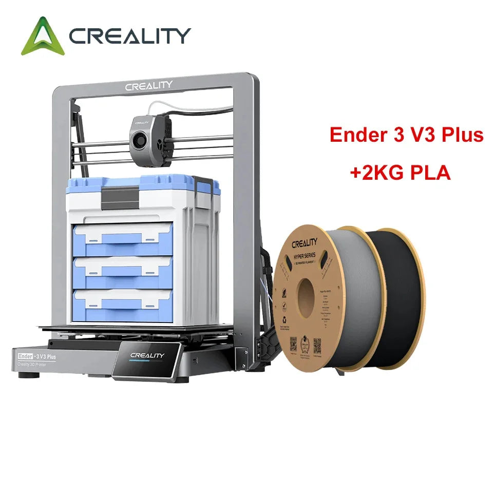 Creality Ender-3 V3 Plus 3D Printer 300x300x330mm Print Size 600mm/s Direct Extruder Stable Y-axis Dual Motors&Support Rods