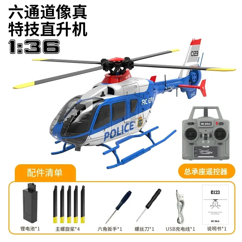 Rc Helicopter Plane Remote Control Aircraft Airplane Men's Children's Toy Radio Flying Wireless Professional RC ERA C123 Heli