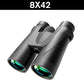 8X42 10x42 12X42 Binoculars Hunting and Tourism BAK4 Prism FMC HD Professional Powerful Military Telescope Visible at low light