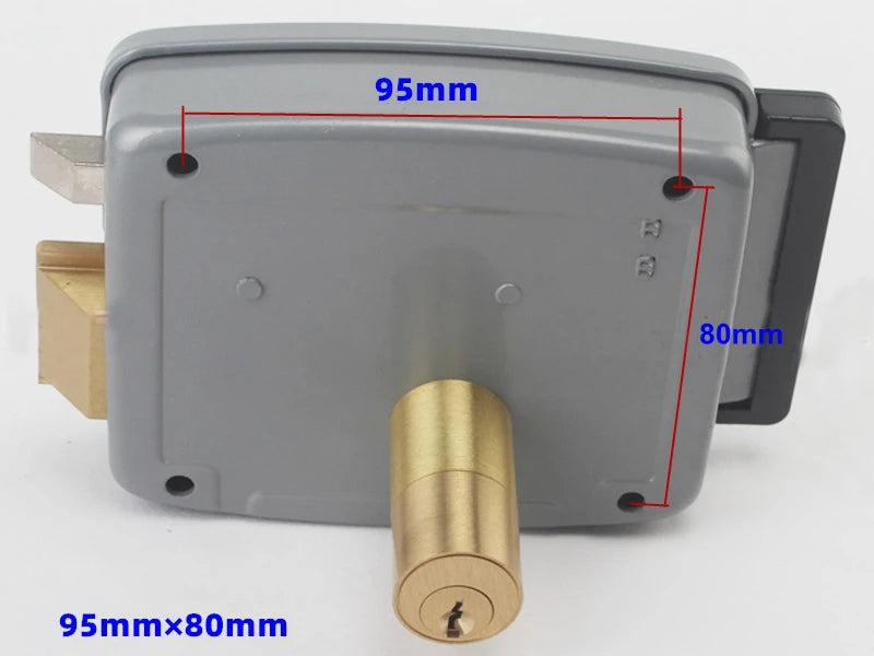 ES Standard Smart Electronic Control Door Lock Connecting Rod Type Integrated Electric Lock 12V With Reverse Lock Access Control