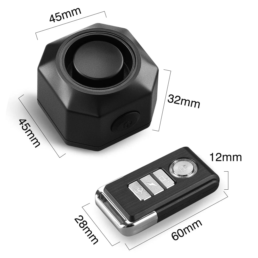 Elecpow Bicycle Alarm Wireless Waterproof Motorcycles Scooter Bike  Anti theft Alarm Security Protection Vibration Burglar Alarm