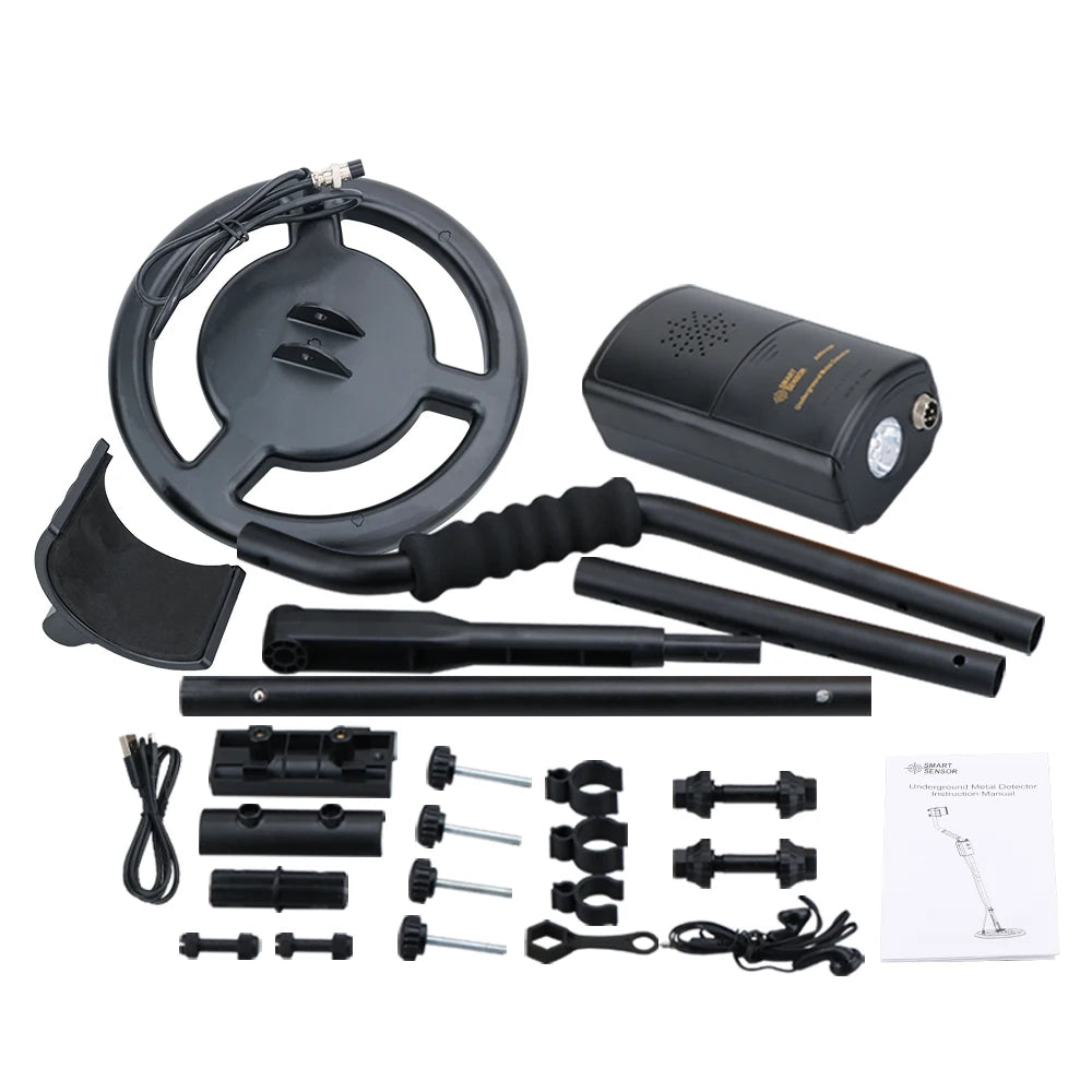 Metal Detector UnderGround depth1.8m/3m AR944M Scanner Finder tool 2000mA li-Battery for Gold Digger Treasure Seeking Hunter