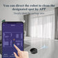 ABIR X8 Robot Vacuum Cleaner ,Laser System, Multiple Floors Maps, Zone Cleaning,Restricted Area Setting for Home Carpet Cleaning