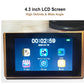 Door Viewer Video Peephole Camera Motion Detection 4.3" Monitor Digital Ring Doorbell Video-eye Security Voice Record