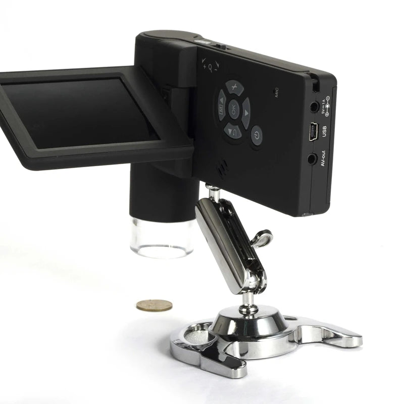 Microscope Cctv Original Portable Digital Mobile Microscope 20x-200X LCD Display Scree ...
