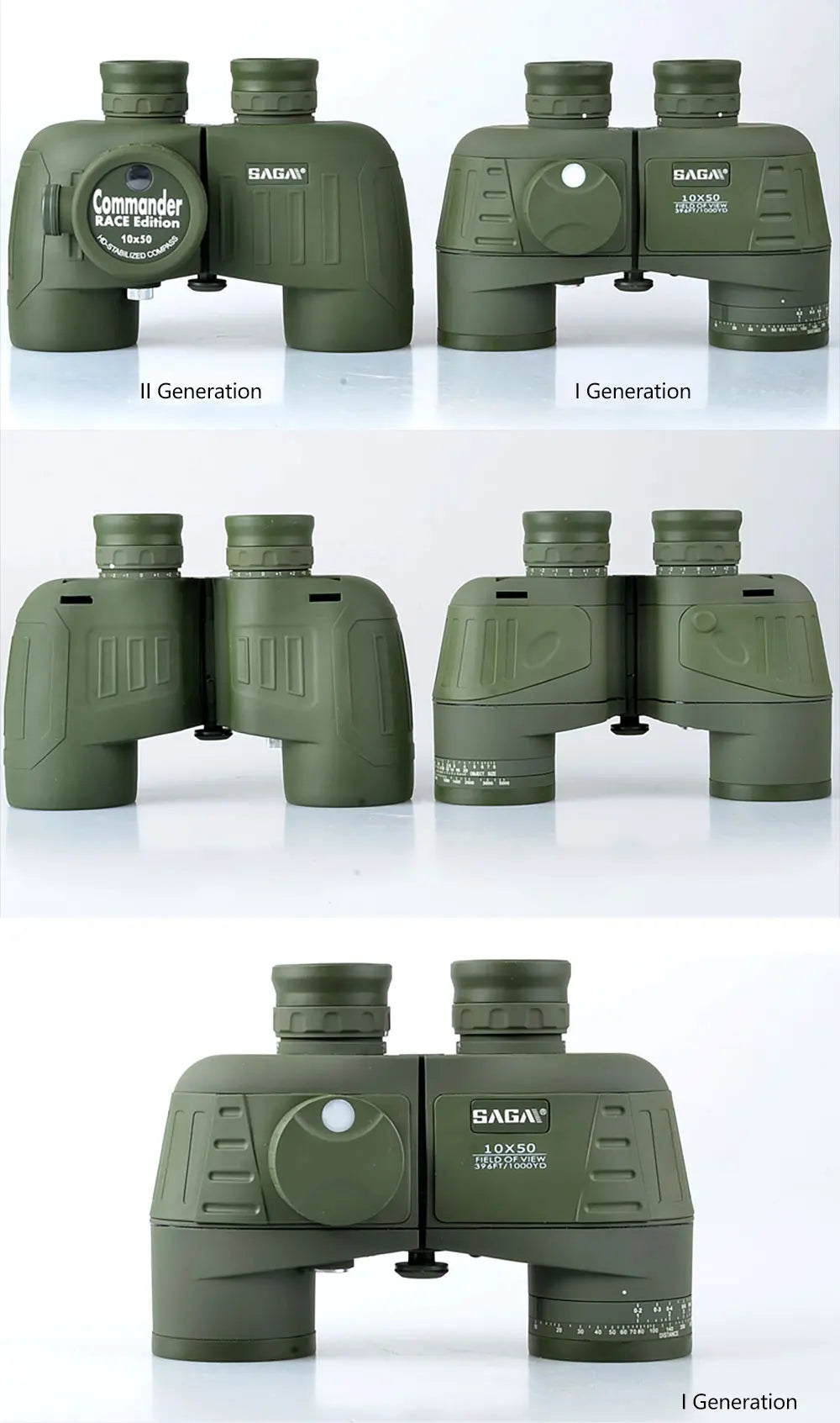 SAGA military binoculars 10X50 8X30 military militar jumelles militaire binoculo low light night vision teleskop Camping Hiking