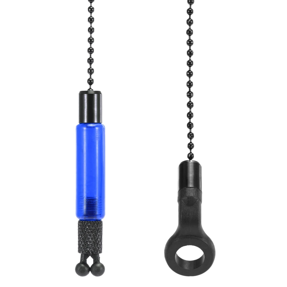 Lixada Fishing Bite Alarms Chain Waterproof Blue Fishing Rod Alert Tone Volume Sensitivity Sound Carp Fishing Tackle with Box
