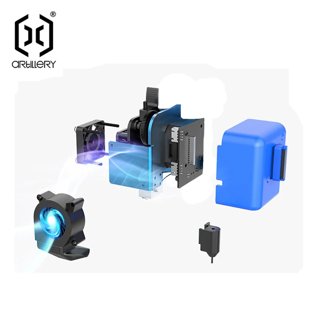 The Artillery 3d printer seriesSidewinder X2 and Genius Pro extruder kit feature automatic leveling, quietness, stability and sp