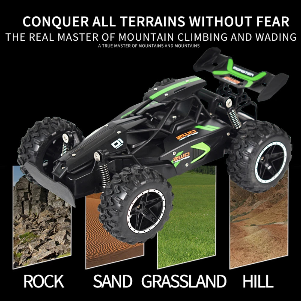 RC Car Drift 1:18 High Speed Car Radio Control 15km/h Off Road Remote Control Car Trucks Buggy Toys For Boy Children Kids Gift