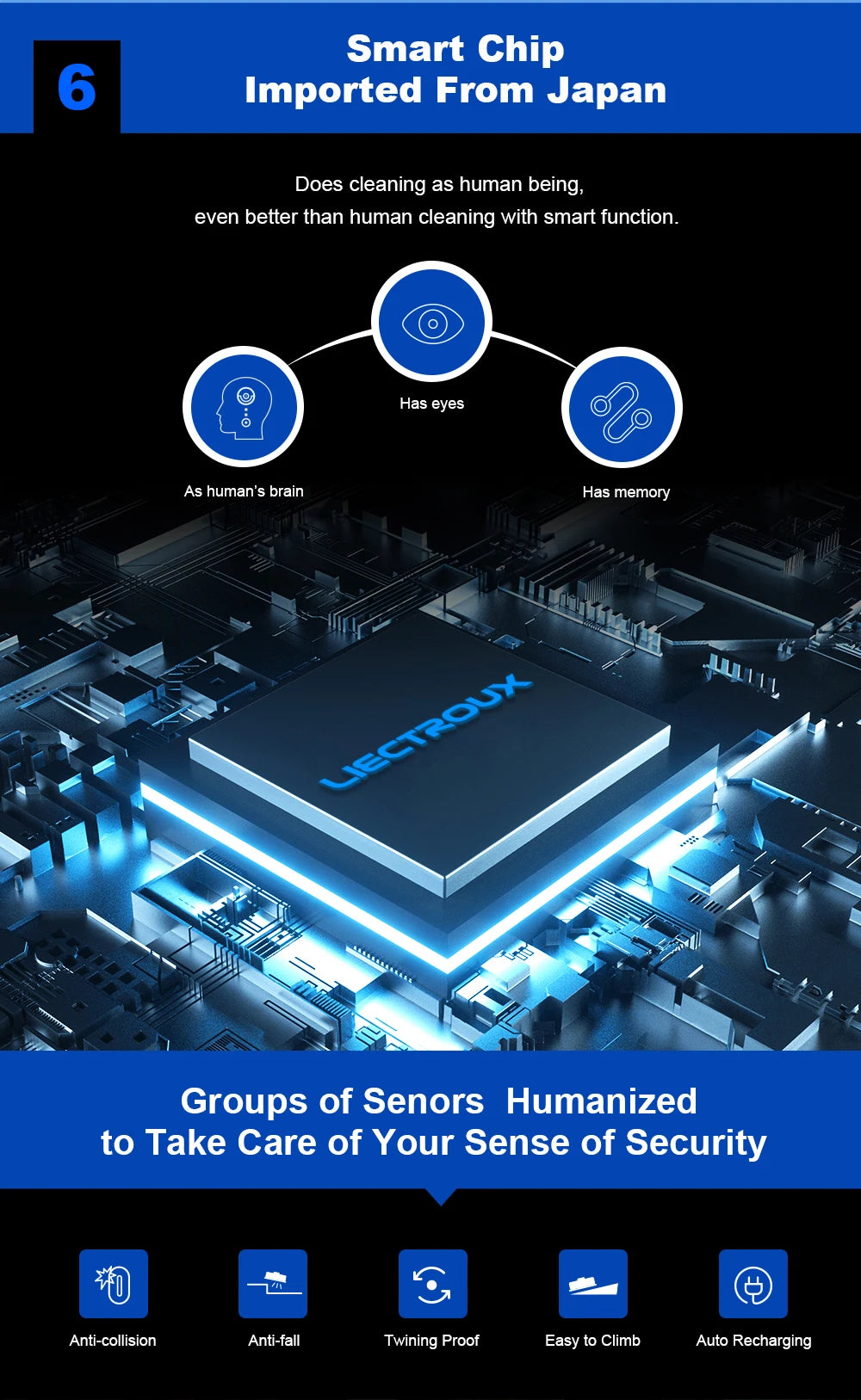 LIECTROUX/LILIN C30B Robot Vacuum Cleaner 6000Pa Suction, Map navigation with Memory,Wifi APP,Electric Water Tank,Wet Mop