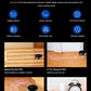 LIECTROUX/LILIN C30B Robot Vacuum Cleaner 6000Pa Suction, Map navigation with Memory,Wifi APP,Electric Water Tank,Wet Mop