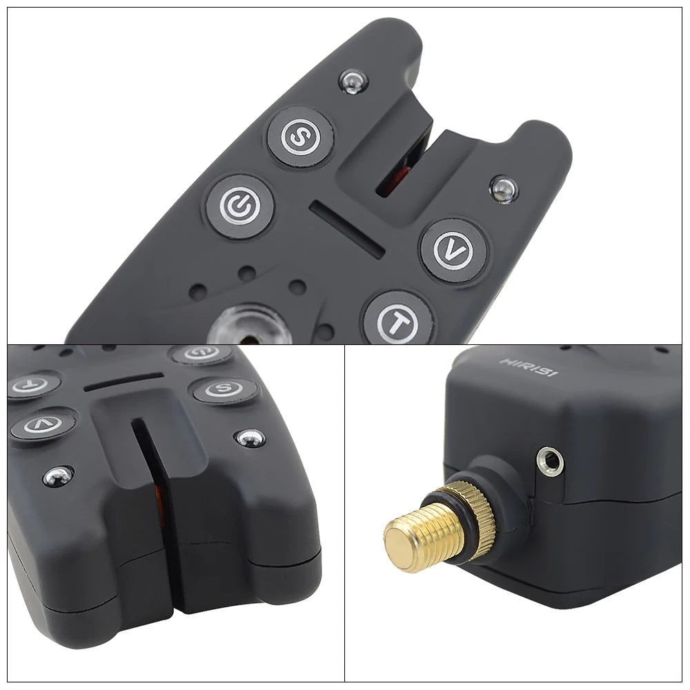 Carp Fishing alarm 3 in Case Fishing Bite Alarm Indicator Carp Fishing Tackle B1101-3