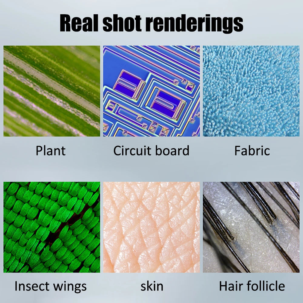 Digital Electron microscope WIFI 50x to 1000x Magnification Adjustable Endoscope with 8 LEDs for iOS Android Smartphone Tablet