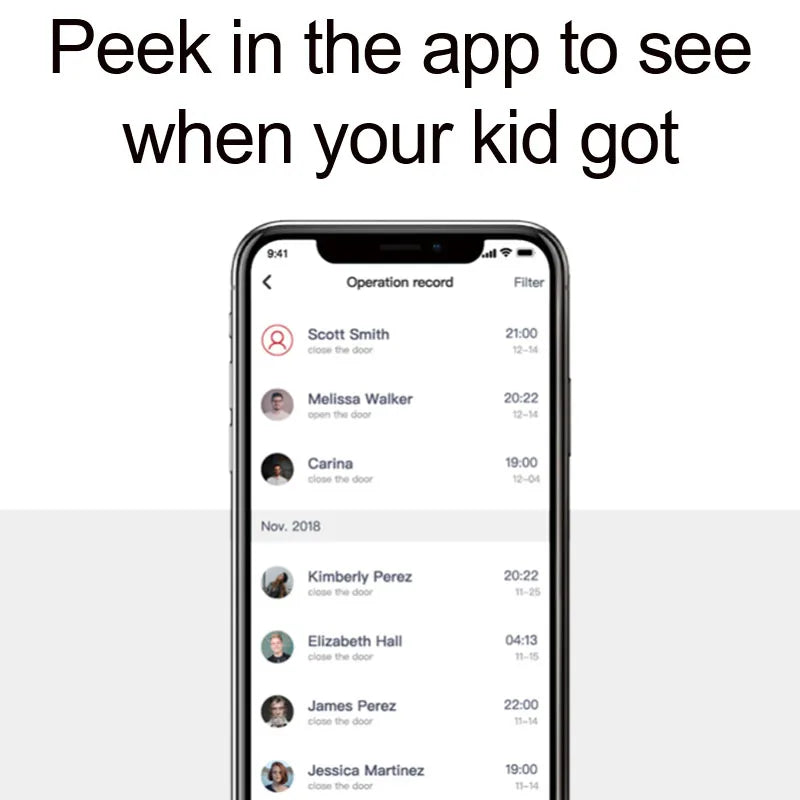 GIMDOW Bluetooth-compatible smart door lock can smart key/password /APP unlock with Tuya smart or smart life APP Electronic Lock