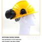 New Anti-noise On-Helmet Earmuffs Ear Protector For Safety Helmet Cap Use Factory Construction Work Safety Hearing Protection