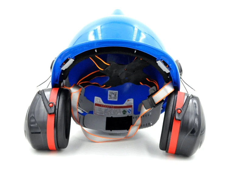 New Anti-noise On-Helmet Earmuffs Ear Protector For Safety Helmet Cap Use Factory Construction Work Safety Hearing Protection