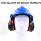 New Anti-noise On-Helmet Earmuffs Ear Protector For Safety Helmet Cap Use Factory Construction Work Safety Hearing Protection