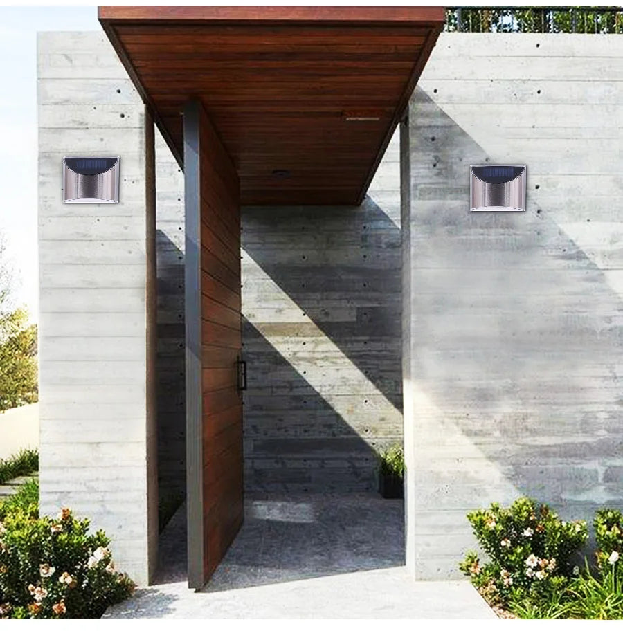 New Design Solar Light 4 LED Solar Powered Lamp PIR Motion Sensor Waterproof Security Lighting For Outdoor Garden Wall Fence