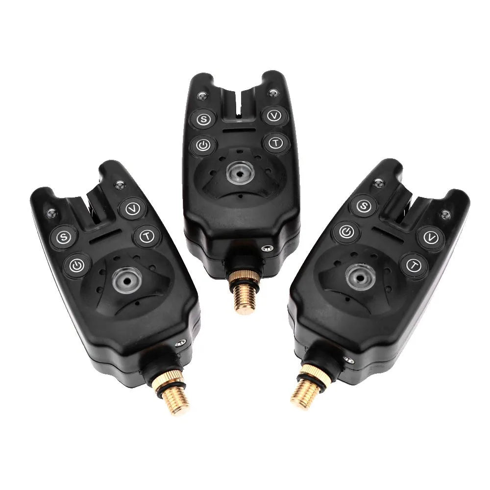 Lixada Fishing Bite Alarms Chain Waterproof Blue Fishing Rod Alert Tone Volume Sensitivity Sound Carp Fishing Tackle with Box