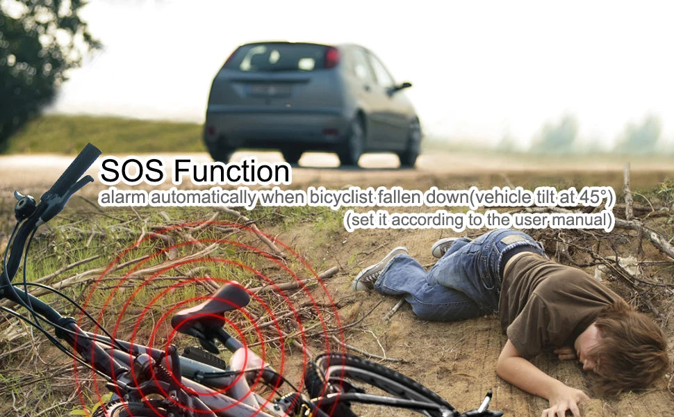 Awapow Bicycle Alarm 113dB Waterproof Motorcycle Security Burglar Wireless Remote Control Electric Scooter Bike Anti theft Alarm