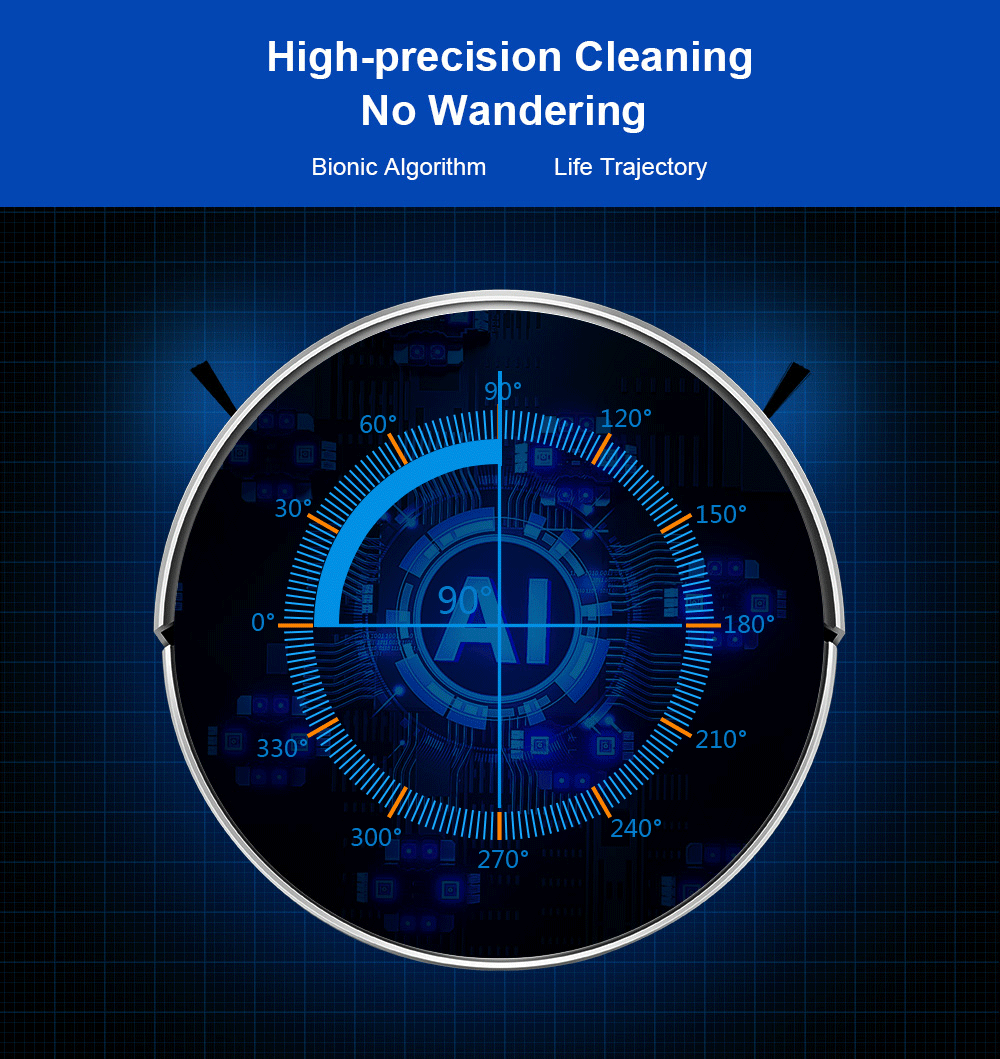 LIECTROUX/LILIN C30B Robot Vacuum Cleaner 6000Pa Suction, Map navigation with Memory,Wifi APP,Electric Water Tank,Wet Mop