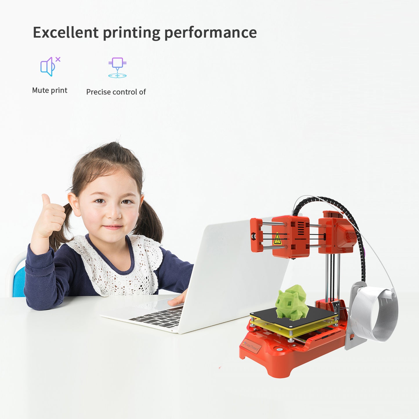 Easythreed 3D Printer K9 Easy To Use One-click Print Mainboard With Magnetic Platform Desktop Mini Printer K7 For Beginner