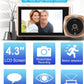 Door Viewer Video Peephole Camera Motion Detection 4.3" Monitor Digital Ring Doorbell Video-eye Security Voice Record