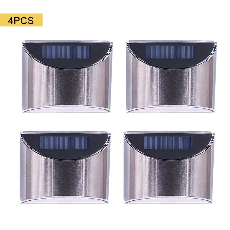 New Design Solar Light 4 LED Solar Powered Lamp PIR Motion Sensor Waterproof Security Lighting For Outdoor Garden Wall Fence