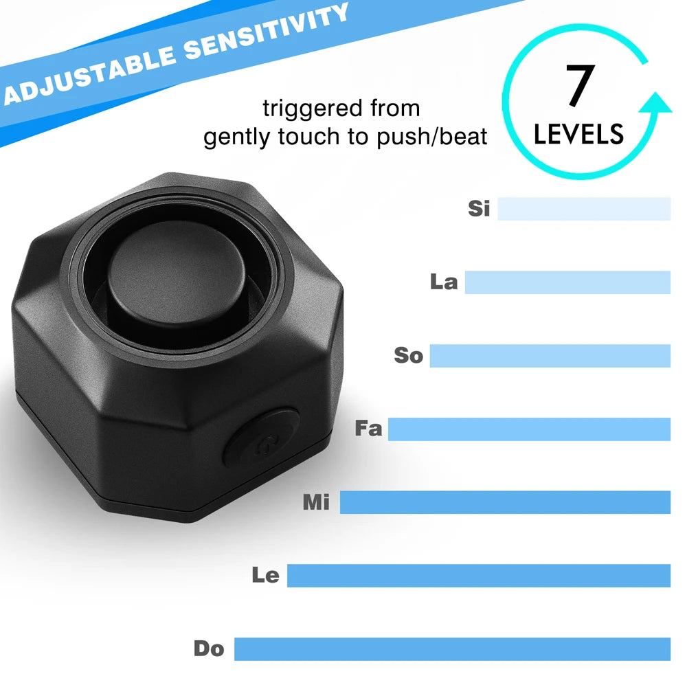 Elecpow Bicycle Alarm Wireless Waterproof Motorcycles Scooter Bike  Anti theft Alarm Security Protection Vibration Burglar Alarm