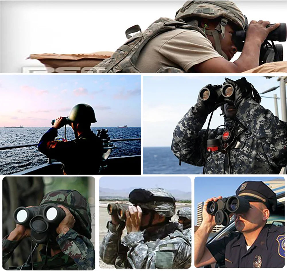 SAGA military binoculars 10X50 8X30 military militar jumelles militaire binoculo low light night vision teleskop Camping Hiking