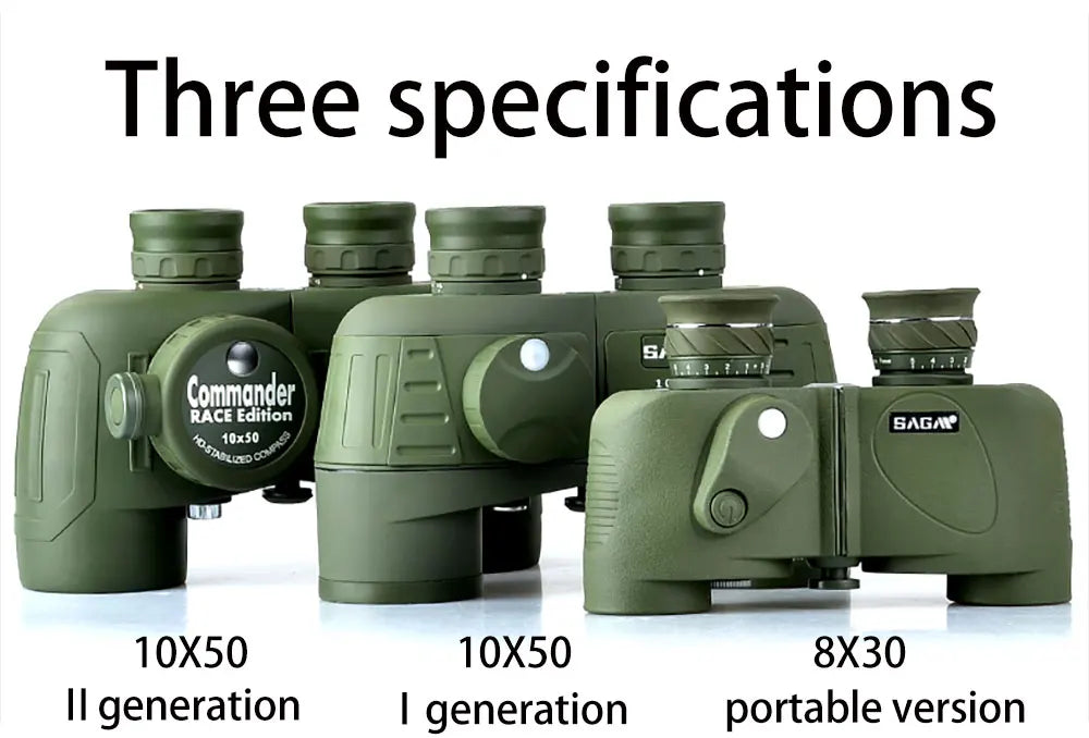 SAGA military binoculars 10X50 8X30 military militar jumelles militaire binoculo low light night vision teleskop Camping Hiking