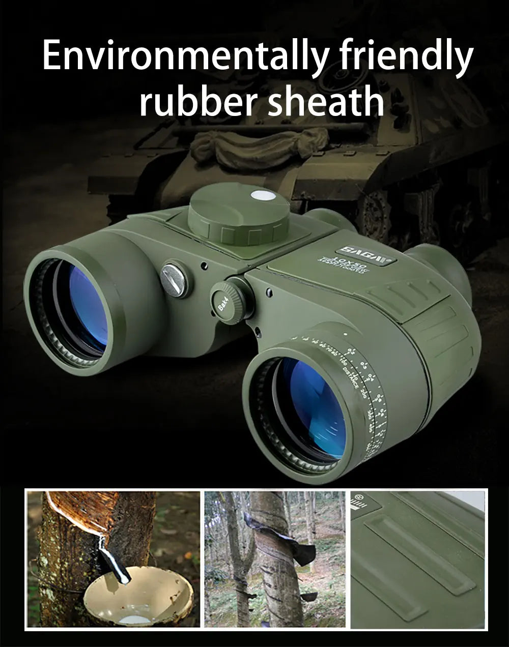SAGA military binoculars 10X50 8X30 military militar jumelles militaire binoculo low light night vision teleskop Camping Hiking