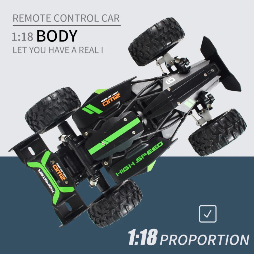 RC Car Drift 1:18 High Speed Car Radio Control 15km/h Off Road Remote Control Car Trucks Buggy Toys For Boy Children Kids Gift