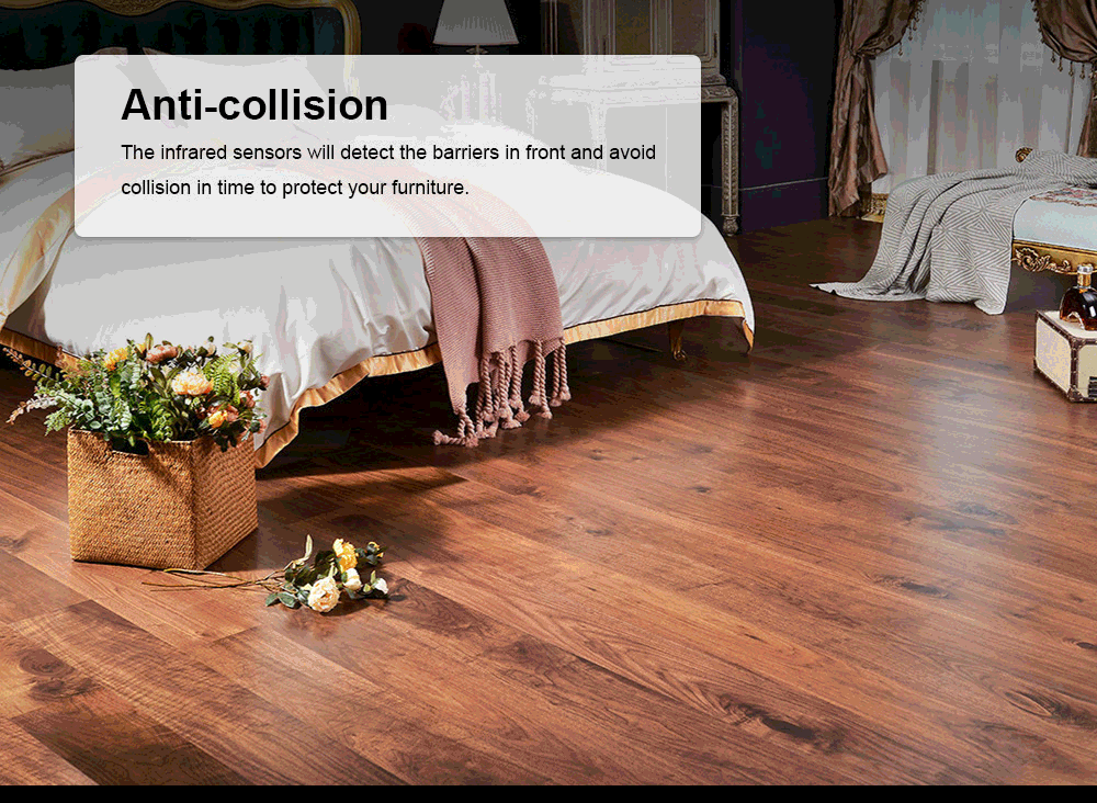 LIECTROUX/LILIN C30B Robot Vacuum Cleaner 6000Pa Suction, Map navigation with Memory,Wifi APP,Electric Water Tank,Wet Mop
