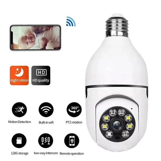 Wireless IP Camera Surveillance 1080P Night Vision Automatic Human Tracking Zoom Indoor Ceiling Wall Security Monitor Wifi Cam
