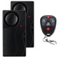 Camluxy Anti-Theft Alarm 110db Loud Door and Window Alarm Wireless Vibration Alarm with Remote Control Bicycle Security Sensors
